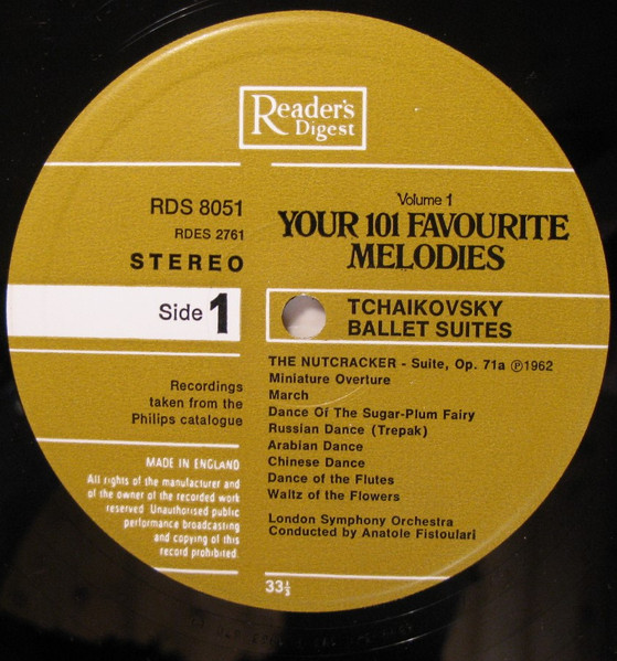 Pyotr Ilyich Tchaikovsky , London Symphony Orchestra - Ballet Suites | Reader's Digest (RDS 8051) - 3