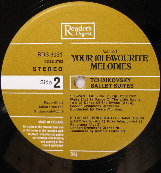 Pyotr Ilyich Tchaikovsky , London Symphony Orchestra - Ballet Suites | Reader's Digest (RDS 8051) - 4