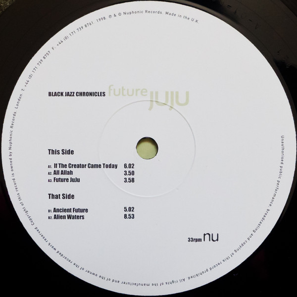 Black Jazz Chronicles - Future Juju | Nuphonic (NUX121) - 3