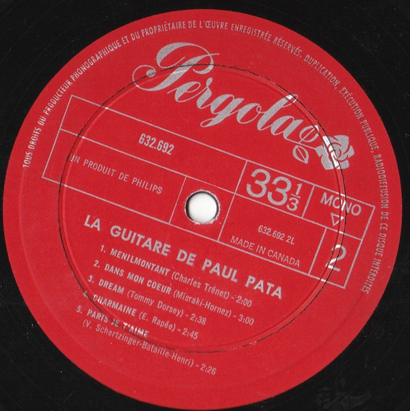 Paul Pata - La Guitare | Pergola (632.692) - 4
