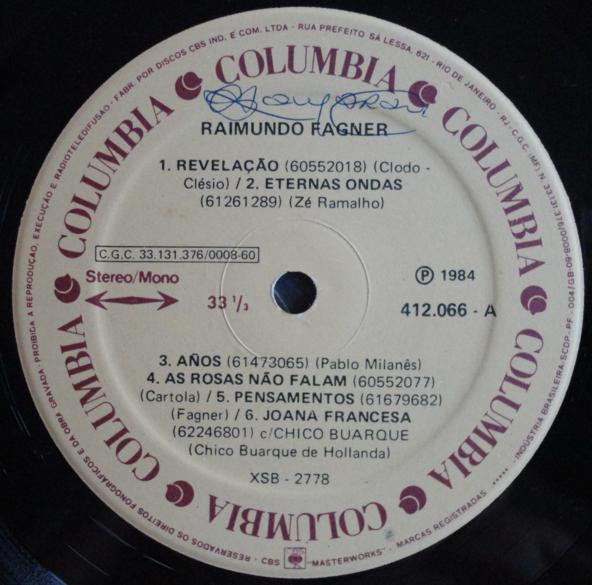 Raimundo Fagner - Dez Anos | Opus/Columbia (412.066) - 3 Raimundo Fagner - Dez Anos | Opus/Columbia (412.066) - 3