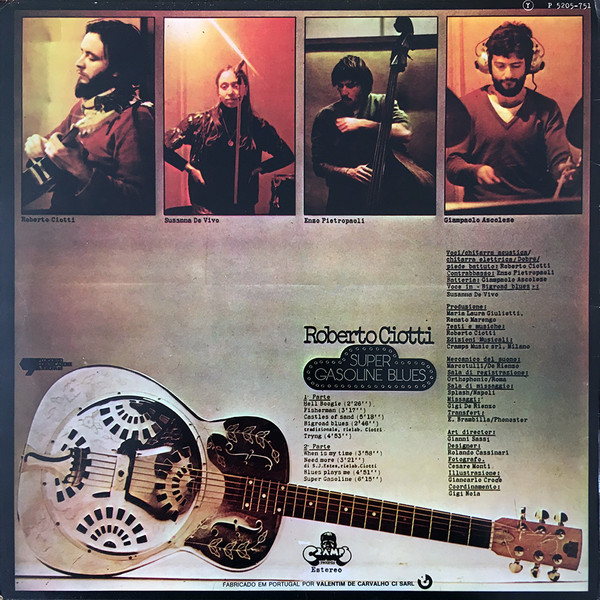 Roberto Ciotti - Super Gasoline Blues | Cramps Records (P 5205-751)