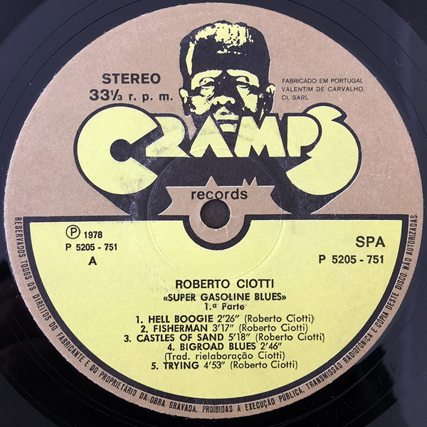 Roberto Ciotti - Super Gasoline Blues | Cramps Records (P 5205-751) - 2 Roberto Ciotti - Super Gasoline Blues | Cramps Records (P 5205-751) - 2