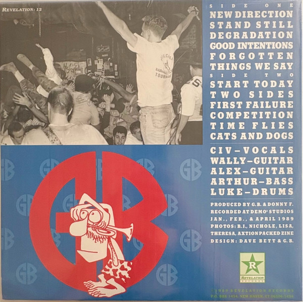 Gorilla Biscuits - Start Today | Revelation Records (REV012) - 2 Gorilla Biscuits - Start Today | Revelation Records (REV012) - 2