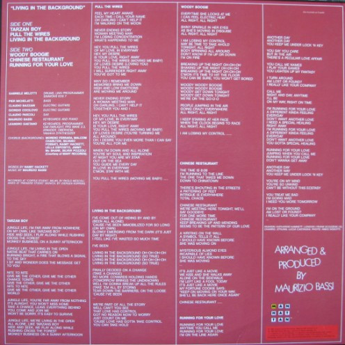 Baltimora - Living In The Background | Manhattan Records (SQ-53020) - 2 Baltimora - Living In The Background | Manhattan Records (SQ-53020) - 2