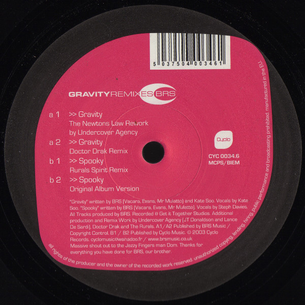 BRS - Gravity (Remixes) | Cyclo (CYC 0034.6) - 2