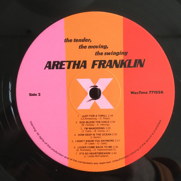 Aretha Franklin - The Tender, The Moving, The Swinging Aretha Franklin | WaxTime (771956) - 4