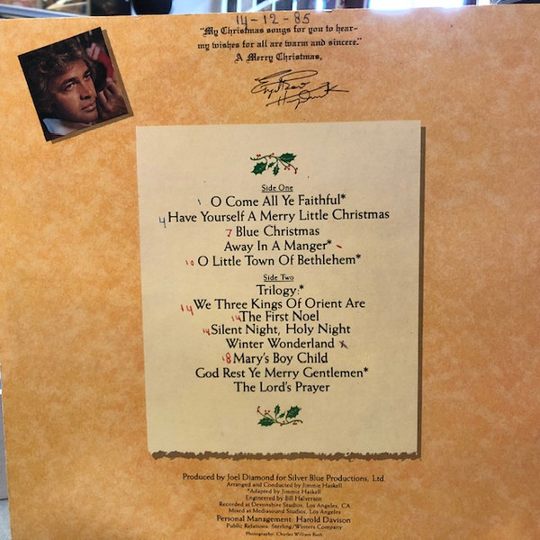 Engelbert Humperdinck - A Merry Christmas With Engelbert Humperdinck | Epic (EPC 84625) - 2