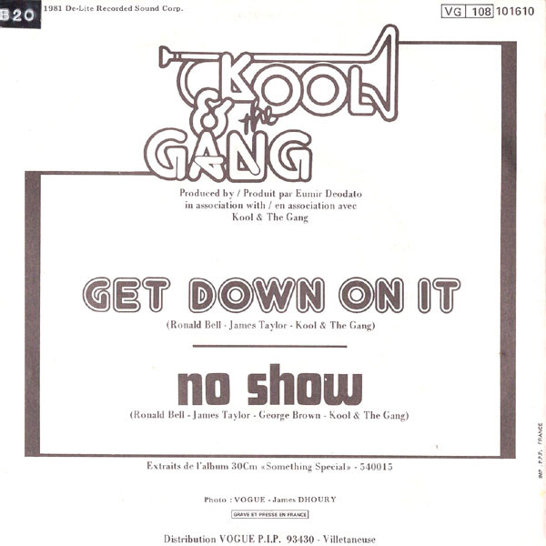 Kool & The Gang - Get Down On It | De-Lite Records (101610) - 2