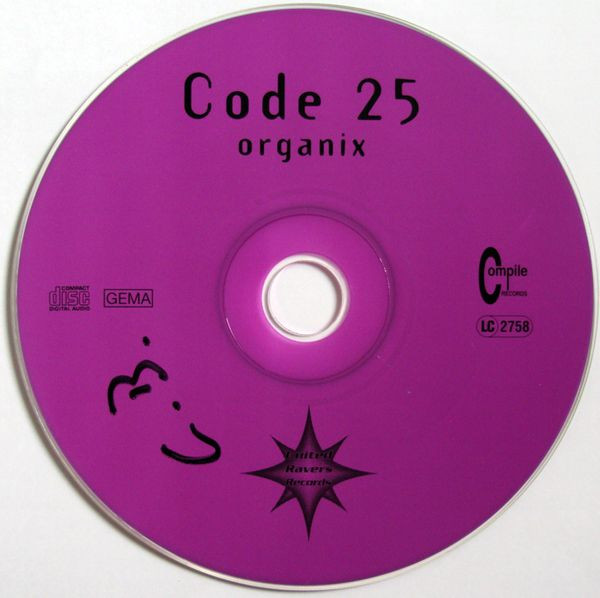 Code-25 - Organix | Compile Records (SPV-055-32343-CDS) - 4