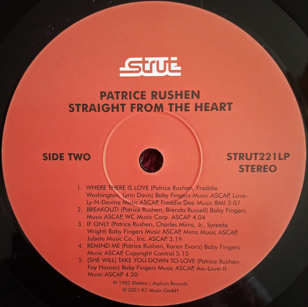 Patrice Rushen - Straight From The Heart | Strut (STRUT221LP) - 4