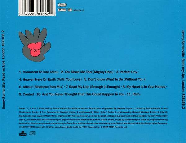 Jimmy Somerville - Read My Lips | London Records (828166.2) - 3