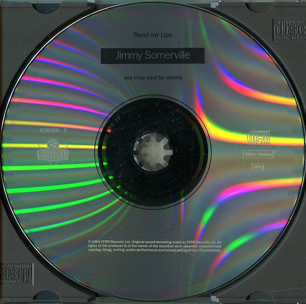 Jimmy Somerville - Read My Lips | London Records (828166.2) - 2