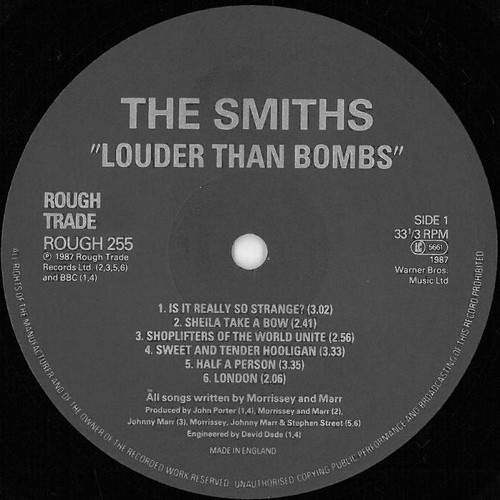 The Smiths - Louder Than Bombs | Rough Trade (ROUGH 255) - 4