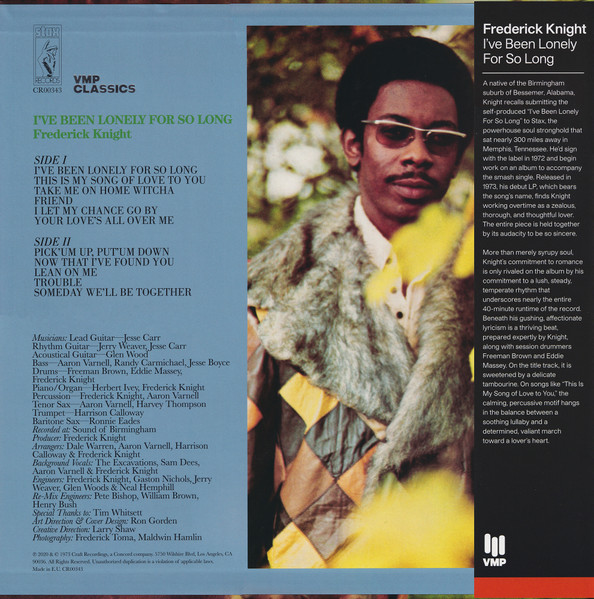 Frederick Knight - I've Been Lonely For So Long | Stax (CR00343) - 3 Frederick Knight - I've Been Lonely For So Long | Stax (CR00343) - 3