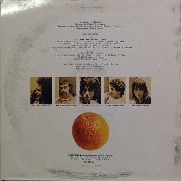 Jeff Beck Group - Jeff Beck Group | Epic (PE 31331) - 2 Jeff Beck Group - Jeff Beck Group | Epic (PE 31331) - 2