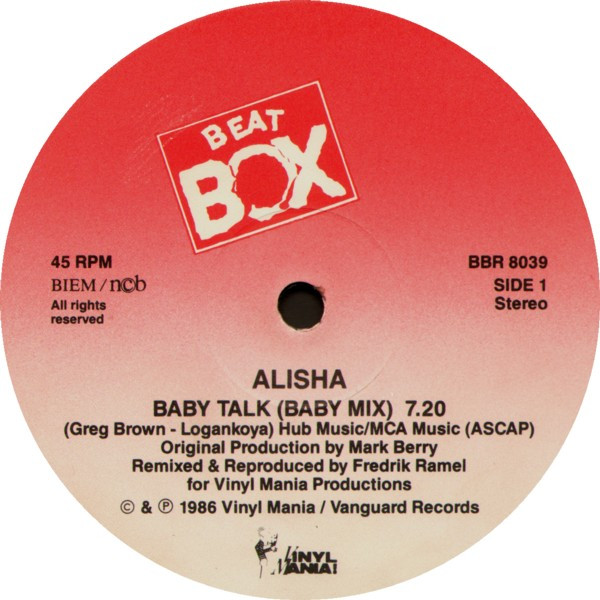 Alisha - Baby Talk | Beat Box (BBR 8039) - 3 Alisha - Baby Talk | Beat Box (BBR 8039) - 3
