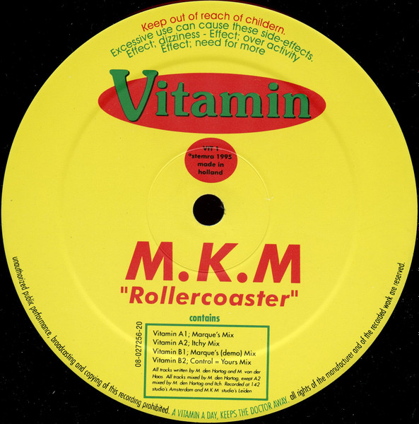 MKM - Rollercoaster | Vitamin Records (VIT 1) - main MKM - Rollercoaster | Vitamin Records (VIT 1) - main