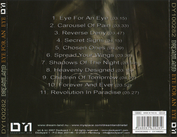 Dreamland - Eye For An Eye CD | Dockyard 1 (DY100282) - 2 Dreamland - Eye For An Eye CD | Dockyard 1 (DY100282) - 2