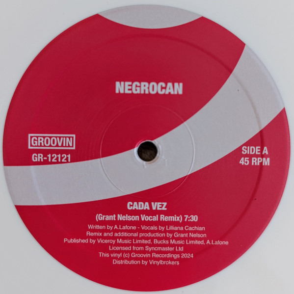 Negrocan - Cada Vez | Groovin Recordings (GR-12121)