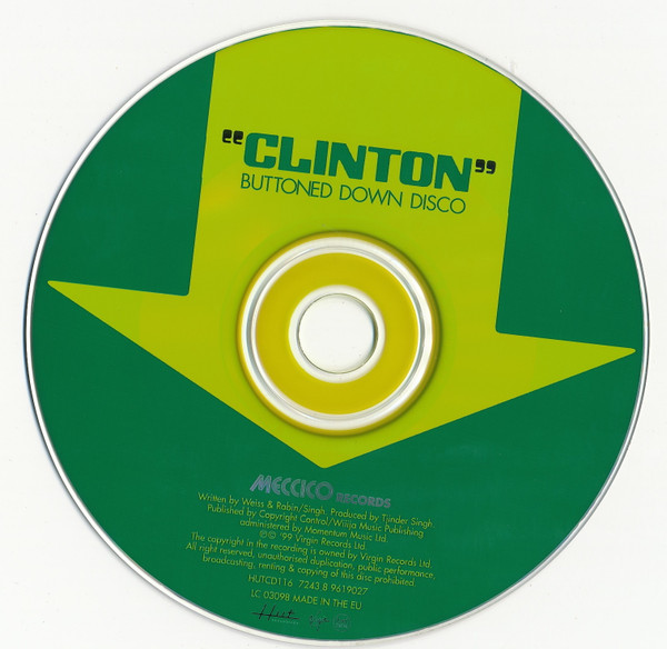 Clinton - Buttoned Down Disco | Hut Recordings (HUTCD116) - 3