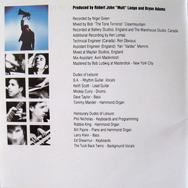 Bryan Adams - Waking Up The Neighbours | A&M Records (CD-505367) - 4 Bryan Adams - Waking Up The Neighbours | A&M Records (CD-505367) - 4