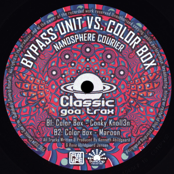 Bypass Unit Vs. Color Box - Nanosphere Courier | Classic Goa Trax (CGTEPV02) - 2