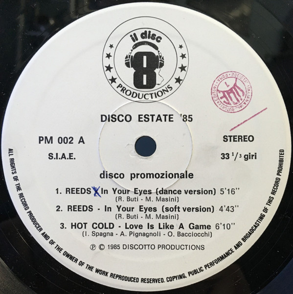 Various - Disco Estate '85 | Il Discotto Productions (PM 002) - main