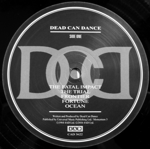 Dead Can Dance - Dead Can Dance | 4AD (CAD 3622) - 3