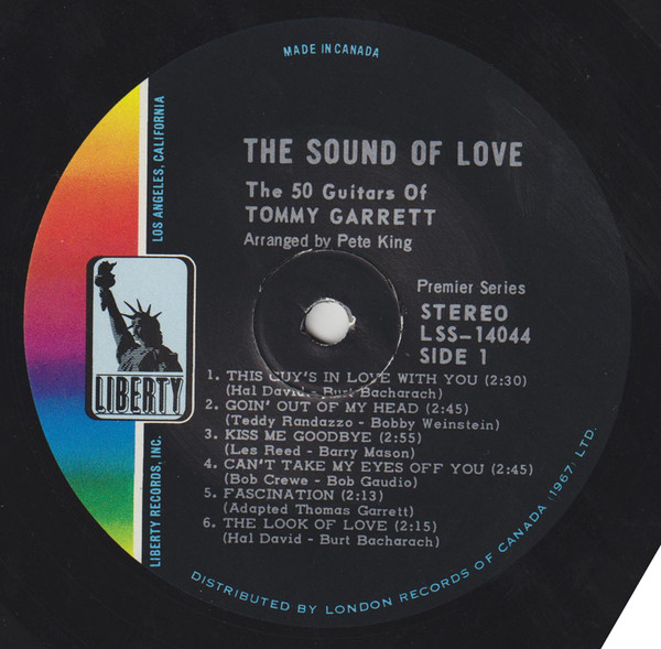 The 50 Guitars Of Tommy Garrett - The Sound Of Love | Liberty (LSS-14044) - 3