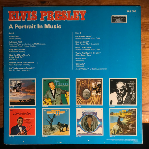 Elvis Presley - A Portrait In Music | RCA Victor (SRS 558) - 4 Elvis Presley - A Portrait In Music | RCA Victor (SRS 558) - 4