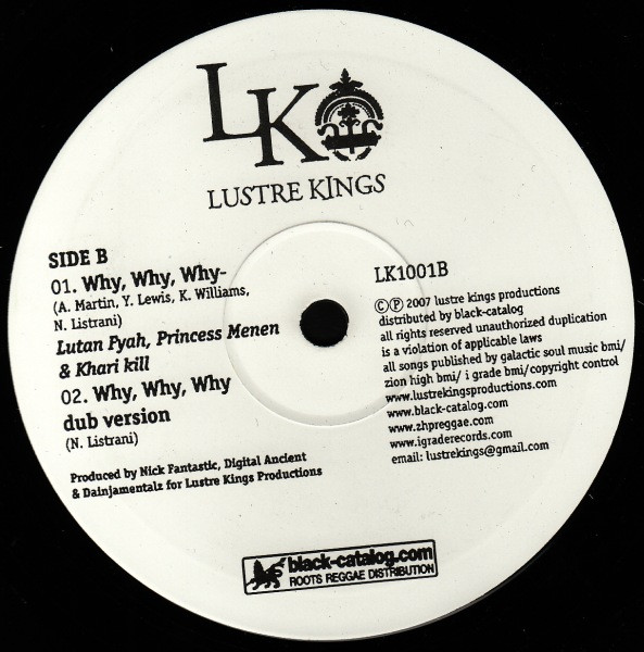 Various - Stay With His Majesty / Why, Why, Why | Lustre Kings (LK1001) - 2