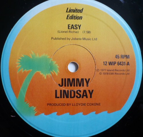 Jimmy Lindsay / Fabienne Miranda - Easy / Prophecy | Island Records (12 WIP 6431)