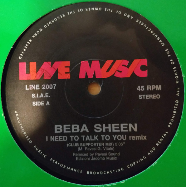 Beba Sheen - I Need To Talk To You (Remix) | Line Music (LINE 2007) - 3