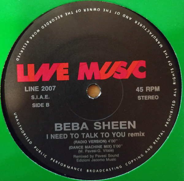 Beba Sheen - I Need To Talk To You (Remix) | Line Music (LINE 2007) - 4