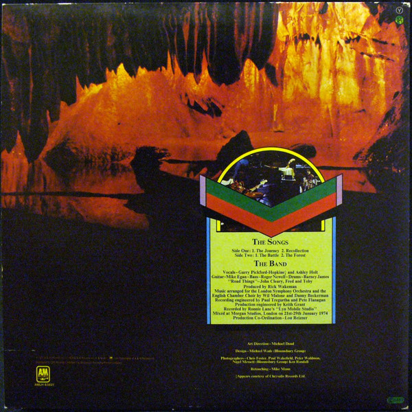 Rick Wakeman - Journey To The Centre Of The Earth | A&M Records (AMLH 63621) - 3 Rick Wakeman - Journey To The Centre Of The Earth | A&M Records (AMLH 63621) - 3