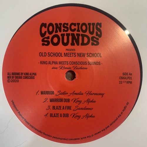 King Alpha Meets Conscious Sounds - Old School Meets New School | Conscious Sounds (CSKALP01) - 3