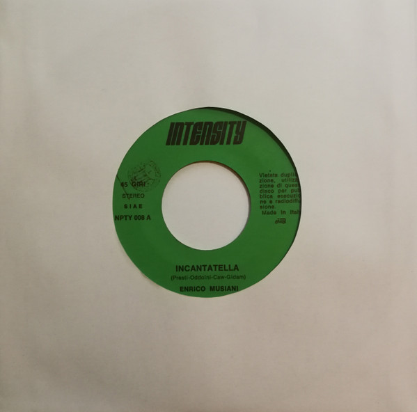 Enrico Musiani - Incantatella / Mamma | Intensity (NPTY 008) - main