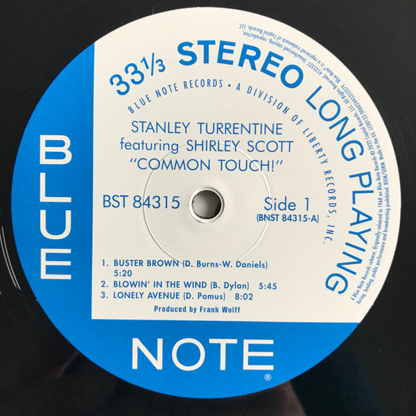 Stanley Turrentine Featuring Shirley Scott - Common Touch | Blue Note (4535327) - 2 Stanley Turrentine Featuring Shirley Scott - Common Touch | Blue Note (4535327) - 2
