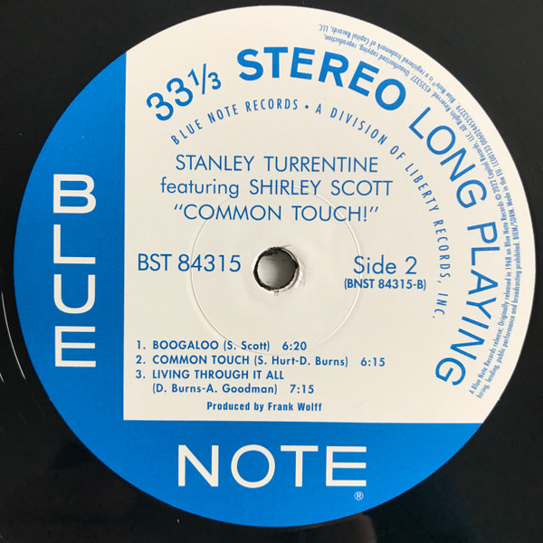 Stanley Turrentine Featuring Shirley Scott - Common Touch | Blue Note (4535327) - 3 Stanley Turrentine Featuring Shirley Scott - Common Touch | Blue Note (4535327) - 3