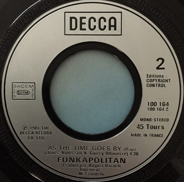 Funkapolitan - As The Time Goes By | Decca (100 164) - 4