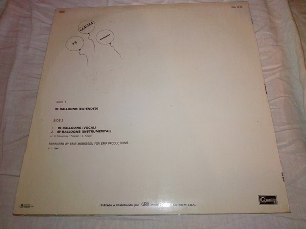 Claudia - 99 Balloons | Gira (QUL M/63) - 3