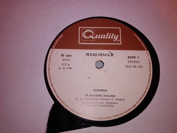 Claudia - 99 Balloons | Gira (QUL M/63) - 4