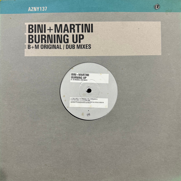 Bini & Martini - Burning Up | Azuli Records (AZNY 137)