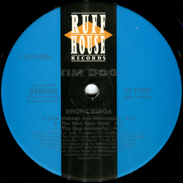 Tim Dog - Bronx Nigga | Ruffhouse Records (44 74300) - 4 Tim Dog - Bronx Nigga | Ruffhouse Records (44 74300) - 4