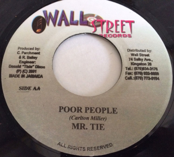 Luciano / Mr. Tie - Mystery Babylon / Poor People | Wallstreet Records (none) - 2