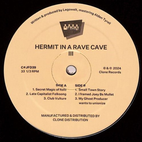 Hermit In A Rave Cave - Hermit In A Rave Cave III | Clone Jack For Daze (C#JFD39)