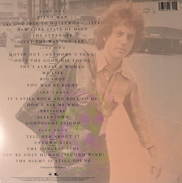 Billy Joel - Greatest Hits Volume I & Volume II | Columbia (19802918791) - 2 Billy Joel - Greatest Hits Volume I & Volume II | Columbia (19802918791) - 2