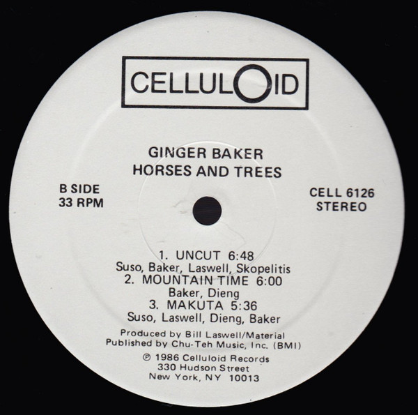 Ginger Baker - Horses & Trees | Celluloid (CELL 6126) - 4