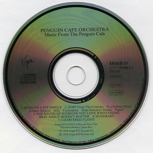 Penguin Cafe Orchestra - Music From The Penguin Cafe | Virgin (EEGCD 27) - 3